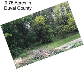 0.76 Acres in Duval County
