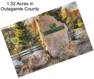 1.32 Acres in Outagamie County