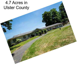 4.7 Acres in Ulster County