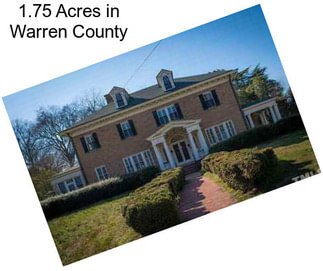 1.75 Acres in Warren County