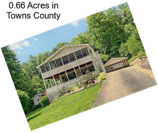 0.66 Acres in Towns County