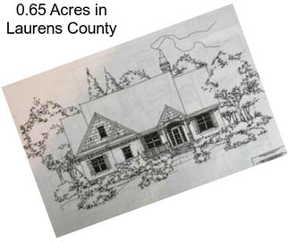 0.65 Acres in Laurens County