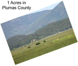 1 Acres in Plumas County