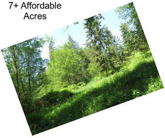 7+ Affordable Acres