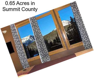 0.65 Acres in Summit County