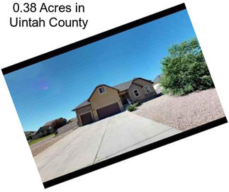 0.38 Acres in Uintah County