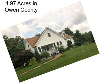 4.97 Acres in Owen County