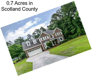 0.7 Acres in Scotland County