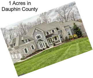 1 Acres in Dauphin County