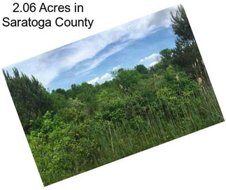 2.06 Acres in Saratoga County