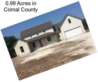 0.99 Acres in Comal County
