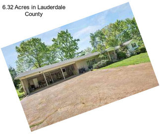 6.32 Acres in Lauderdale County