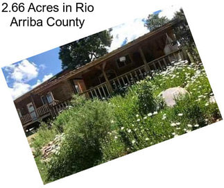 2.66 Acres in Rio Arriba County