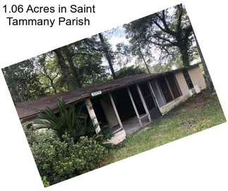 1.06 Acres in Saint Tammany Parish