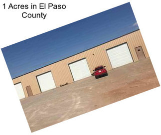 1 Acres in El Paso County