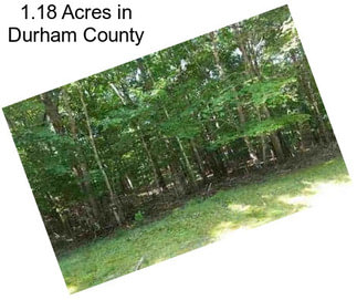 1.18 Acres in Durham County