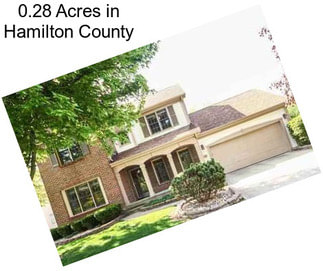 0.28 Acres in Hamilton County