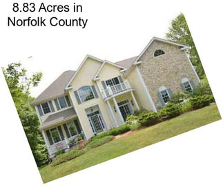 8.83 Acres in Norfolk County