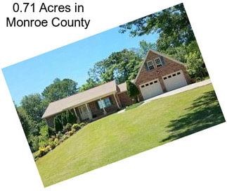 0.71 Acres in Monroe County