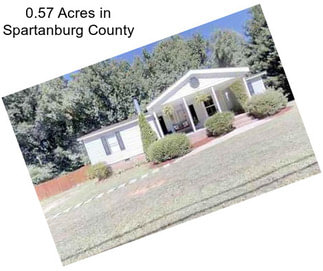 0.57 Acres in Spartanburg County