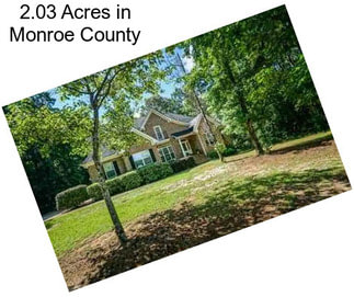 2.03 Acres in Monroe County