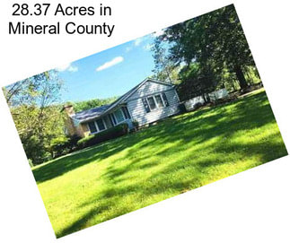 28.37 Acres in Mineral County
