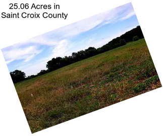 25.06 Acres in Saint Croix County