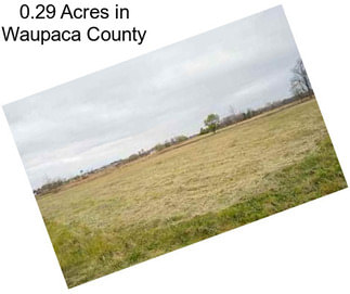 0.29 Acres in Waupaca County