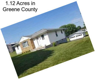 1.12 Acres in Greene County
