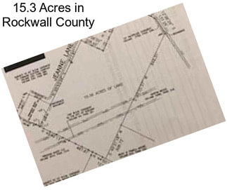 15.3 Acres in Rockwall County