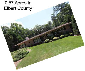 0.57 Acres in Elbert County