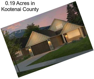 0.19 Acres in Kootenai County