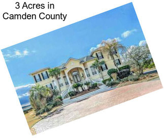 3 Acres in Camden County