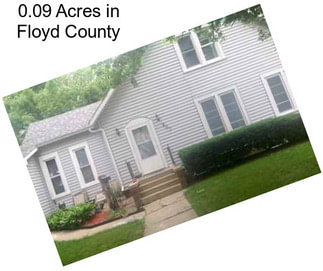 0.09 Acres in Floyd County