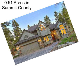 0.51 Acres in Summit County