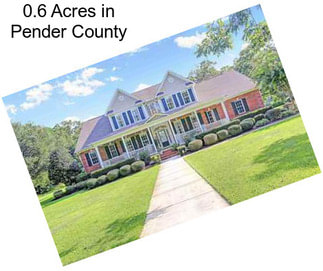 0.6 Acres in Pender County