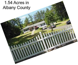 1.54 Acres in Albany County