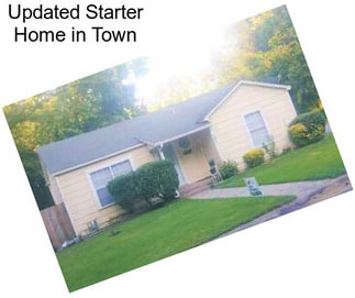 Updated Starter Home in Town