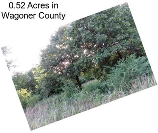 0.52 Acres in Wagoner County