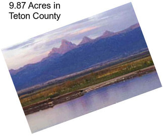 9.87 Acres in Teton County