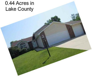 0.44 Acres in Lake County