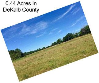 0.44 Acres in DeKalb County