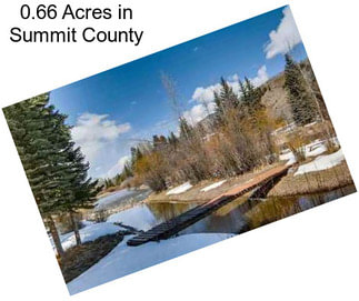 0.66 Acres in Summit County