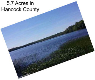 5.7 Acres in Hancock County