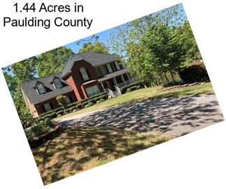 1.44 Acres in Paulding County