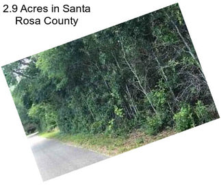 2.9 Acres in Santa Rosa County