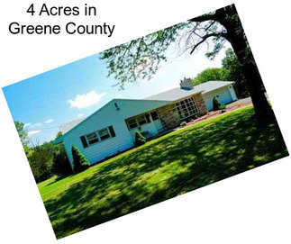 4 Acres in Greene County