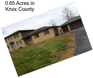 0.65 Acres in Knox County