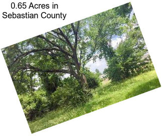 0.65 Acres in Sebastian County