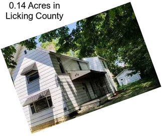 0.14 Acres in Licking County